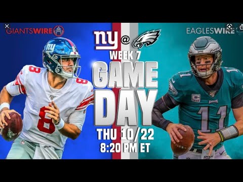 NFL Thursday Watch Party - Week #7 - Giants vs. Eagles