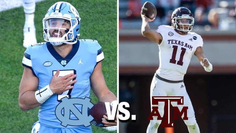 LIVE COLLEGE Football Texas A&M Aggies vs.North Carolina Tar Heels ORANGE BOWL