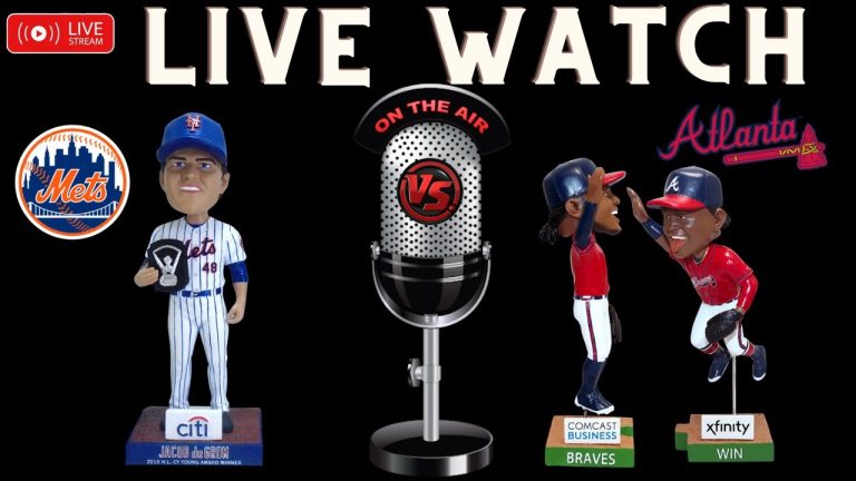 Braves VS Mets 🔴LIVE ⚾MLB #NYMvsATL Watch Party Play By Play Reaction.