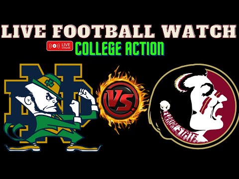 Notre Dame vs Florida State  🔴LIVE CFB Watch 🏈NDvsFLST  🏈Play By Play Reaction