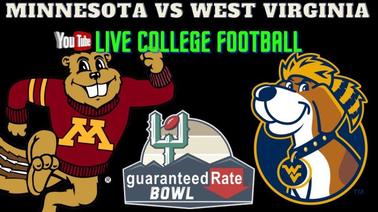 West Virginia vs Minnesota 🔴LIVE CFB Football (Mountaineers vs Golden Gophers) Guaranteed Rate Bowl
