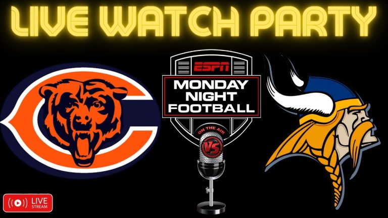 Vikings vs Bears 🔴LIVE NFL Football (Chicago vs Minnesota) CHIvsMIN || MINvsCHI