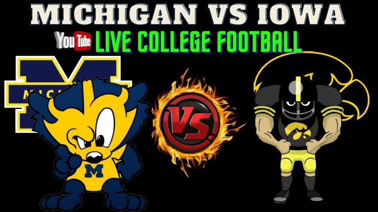 Michigan Wolverines vs Iowa Hawkeyes 🔴LIVE - CFB Watch Big Ten Football Championship | MICHvsIA