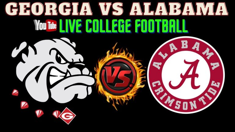 Georgia Bulldogs vs Alabama Crimson Tide 🔴LIVE - CFB Watch || SEC Football Championship || GEOvsALA
