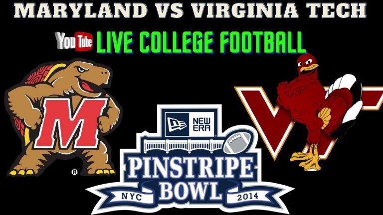 Virginia Tech vs Maryland 🔴LIVE CFB Football (Hokies vs Terrapins) New Era Pinstripe Bowl
