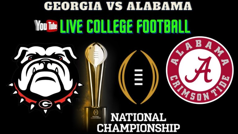 Georgia Bulldogs vs Alabama Crimson Tide 🔴LIVE  2021 College National Championship Game