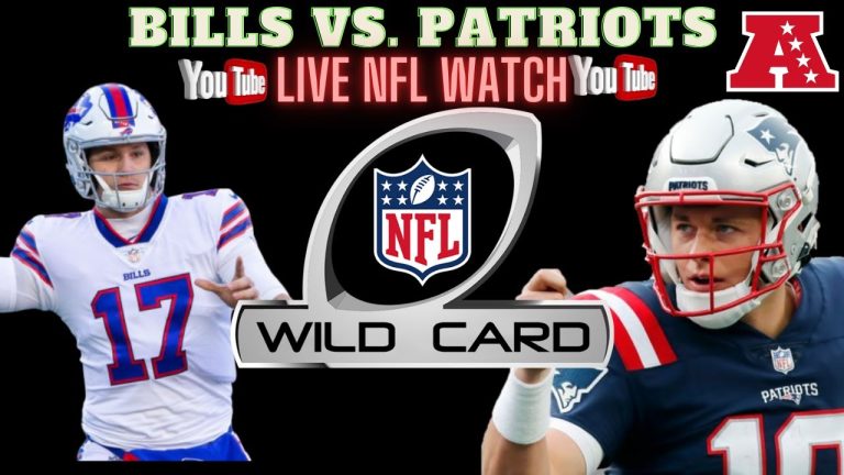 Patriots vs Bills  🔴AFC WILDCARD 🔴LIVE NFL Football (New England vs Buffalo) BUFvsNE || NEvsBUF