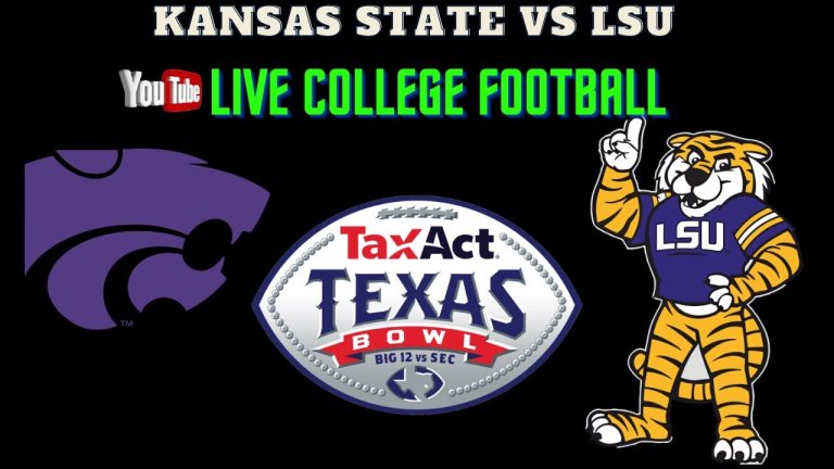 Kansas State vs LSU 🔴LIVE CFB (Wildcats vs Tigers) TaxAct Texas Bowl