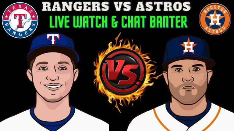 🔴MLB LIVE (TEXAS RANGERS vs. HOUSTON ASTROS) - LIVE BASEBALL - LIVE WATCH