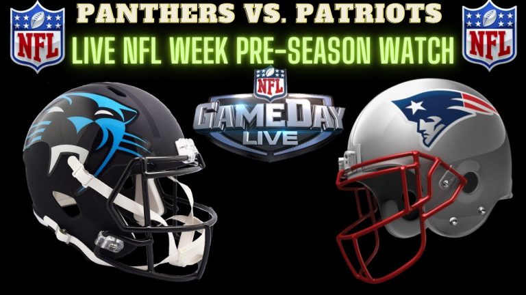 Carolina Panthers vs New England Patriots - LIVE NFL Watch & Play by Play with Chat Participation