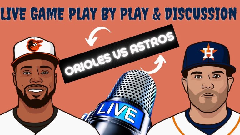 Houston Astros vs Baltimore Orioles 🔴⚾ LIVE - Play by Play Watch 🔴 Orioles vs Astros ⚾ LIVE