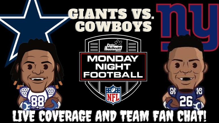 Dallas Cowboys vs New York Giants || Cowboys vs Giants: Live NFL Stream Chat Giants vs Cowboys