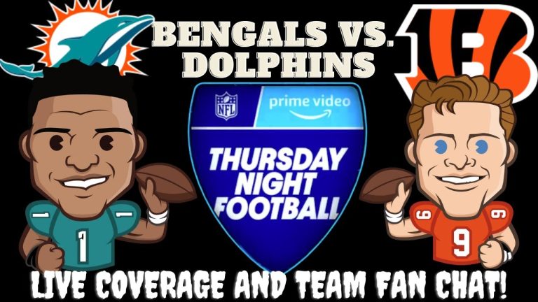 Cincinnati Bengals vs Miami Dolphins || Bengals vs Dolphins || Dolphins vs Bengals: Live NFL Stream