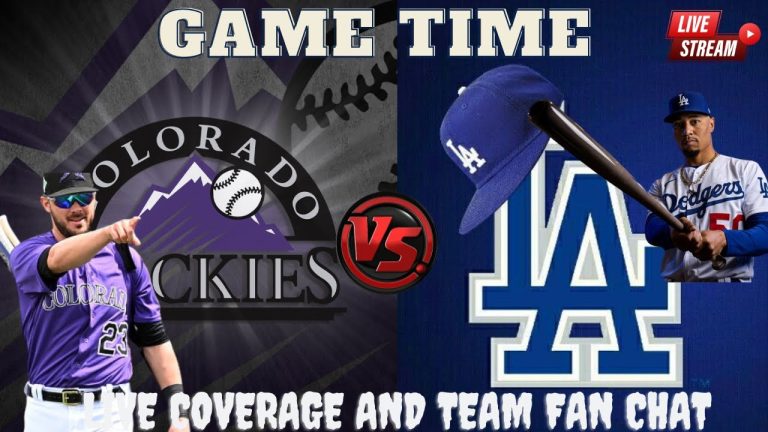 LIVE BASEBALL - Los Angeles Dodgers vs. Colorado Rockies - LIVE WATCH