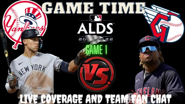 Yankees vs Guardians ⚾ LIVE 2022 MLB Divisional Game 1 ⚾ Live Play Reaction Guardians vs Yankees