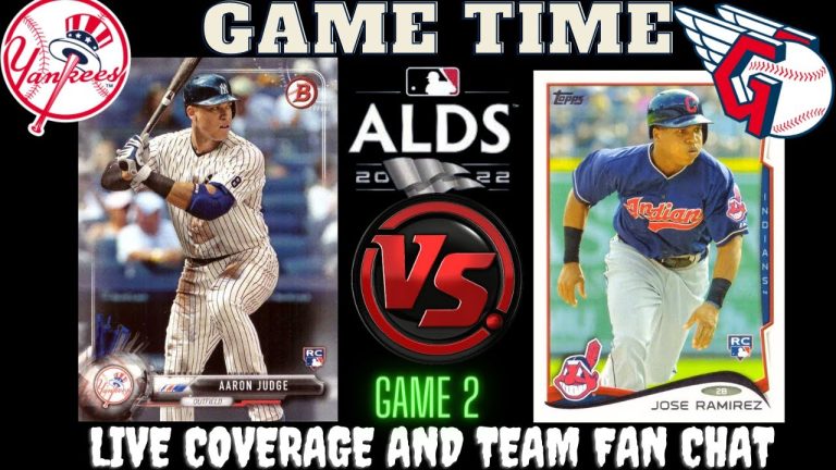Yankees vs Guardians ⚾ LIVE 2022 MLB DIVISIONAL GAME 2 ⚾ Live Play Reaction Guardians vs Yankees