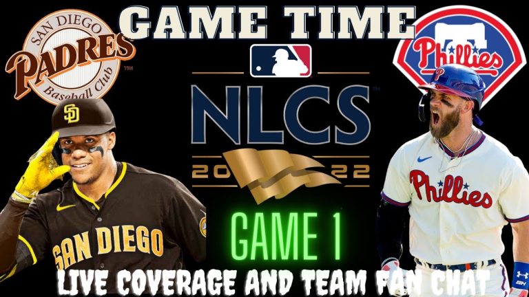 San Diego Padres vs Philadelphia Phillies Live Stream Playoffs 2022 MLB - NLCS - Game 1