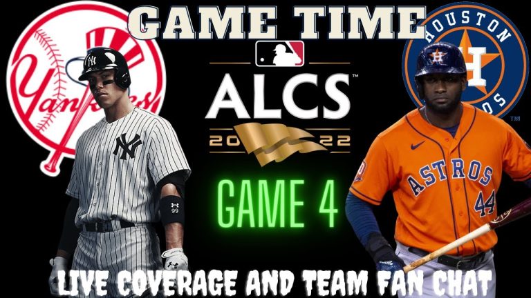 New York Yankees vs Houston Astros Live Stream Playoffs 2022 MLB - ALCS - Game 4