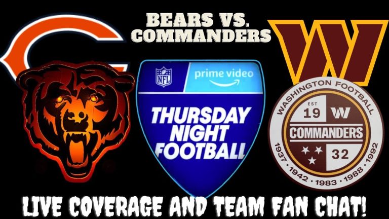 Chicago Bears vs Washington Commanders || bears vs commanders || Live NFL Stream Commanders vs bears