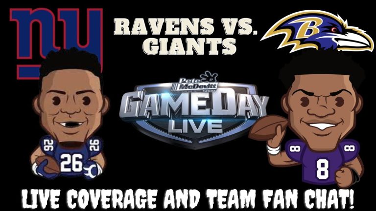 Baltimore Ravens vs New York Giants | ravens vs giants: Live NFL Stream Fan Chat | giants vs ravens