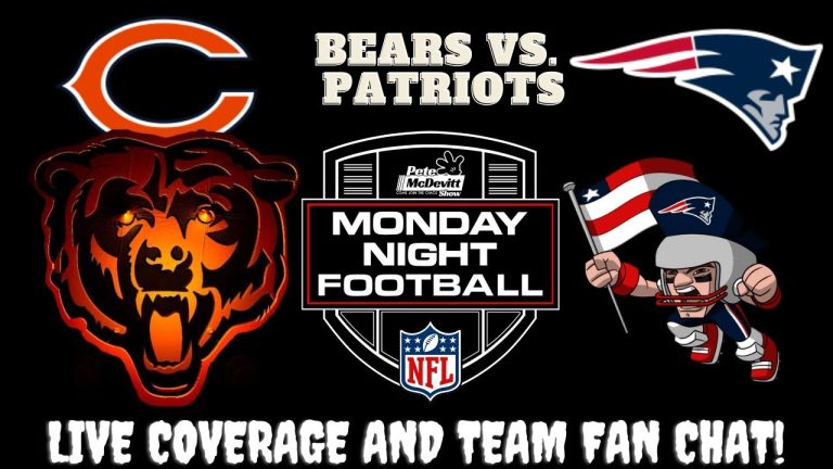 Patriots vs Bears 🔴LIVE NFL Football (New England vs Chicago) CHIvsNE || NEvsCHI