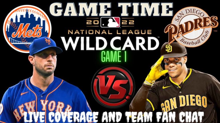 Mets vs Padres ⚾LIVE 2022 MLB WILD CARD GAME 1 ⚾Live Play Reaction NYMvsSD || SDvsNYM