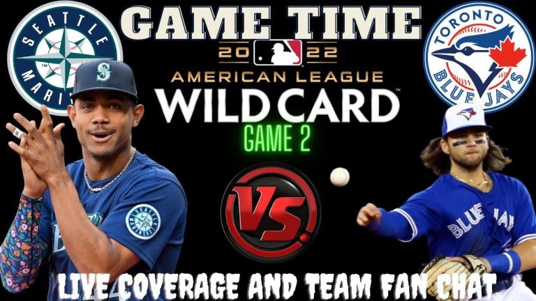 Mariners vs Blue Jays ⚾LIVE 2022 MLB WILD CARD GAME 2 ⚾Live Play Reaction SEAvsTOR || TORvsSEA