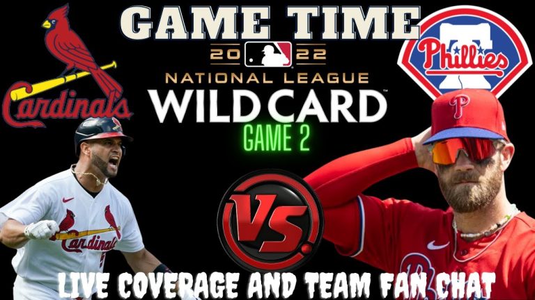 Cardinals vs Phillies ⚾LIVE 2022 MLB WILD CARD GAME 2 ⚾Live Play Reaction STLvsPHL || PHLvsSTL
