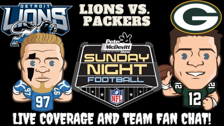 Detroit Lions vs Green Bay Packers 🔴LIVE NFL Watch & FAN CHAT | Packers vs Lions | Packers vs Lions