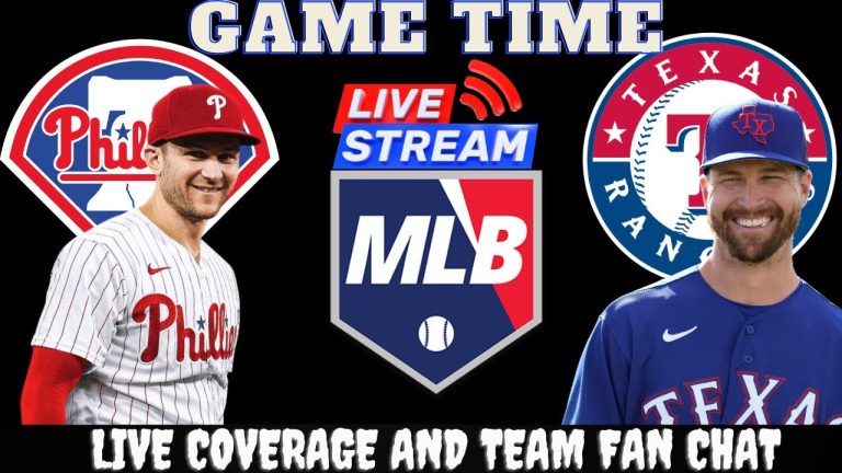 Rangers vs Phillies LIVE ⚾ 2023 MLB LIVE ⚾ Live Play Reaction Phillies vs Rangers