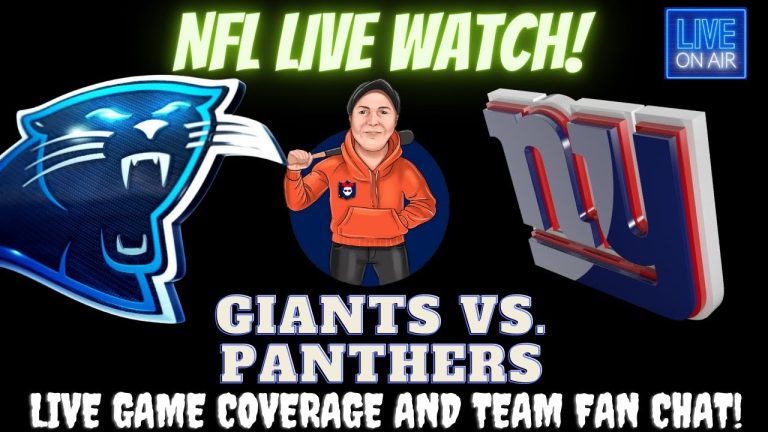 Carolina Panthers vs New York Giants | Panthers vs  Giants | Giants vs Panthers: Live NFL Fan Stream