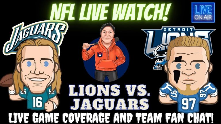 Detroit Lions vs Jacksonville Jaguars || Lions vs Jaguars || Jaguars vs Lions: Live NFL Fan Stream