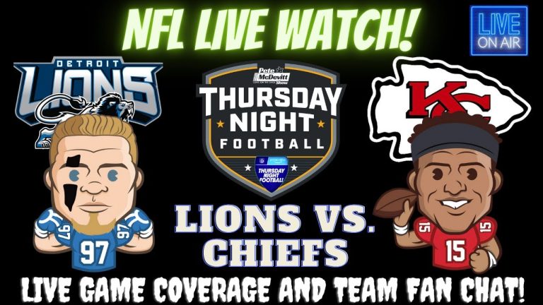 Kansas City Chiefs vs Detroit Lions || Chiefs vs Lions || Lions vs Chiefs: Live NFL Fan Stream