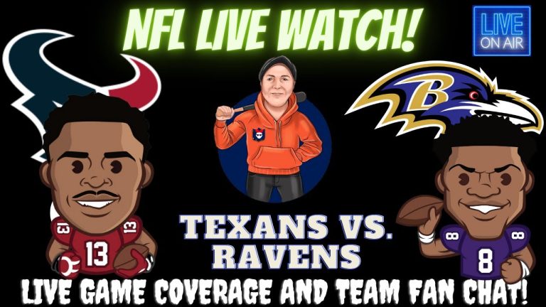 Baltimore Ravens vs Houston Texans || Ravens vs Texans ||  Texans vs Ravens: Live NFL Fan Stream