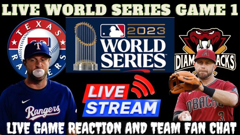 Arizona Diamondbacks vs Texas Rangers - 🔴 LIVE 2023 MLB World Series Game 1 Watch