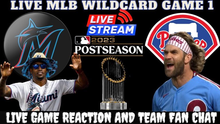 Philadelphia Phillies vs Miami Marlins ~ 2023 MLB NL Wildcard Game 1