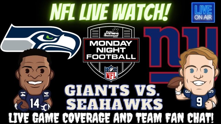 Seattle Seahawks vs New York Giants || Seahawks vs Giants | Giants vs Seahawks: Live Fan Stream live
