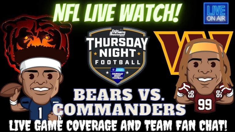 Washington Commanders vs Chicago Bears || Commanders vs Bears | Bears vs Commanders: Live NFL Stream