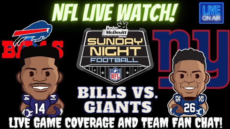 Buffalo Bills vs New York Giants || Bills vs Giants || Giants vs Bills: Live NFL Fan Stream