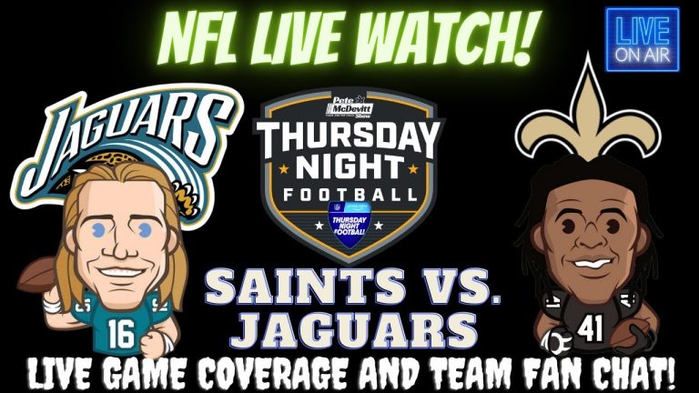 New Orleans Saints vs Jacksonville Jaguars || Saints vs Jaguars | Jaguars vs Saints: Live Fan Stream