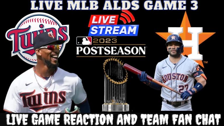 Minnesota Twins vs Houston Astros - 🔴 MLB LIVE 2023 ALDS ~GAME 3 WATCH PARTY & FAN CHAT