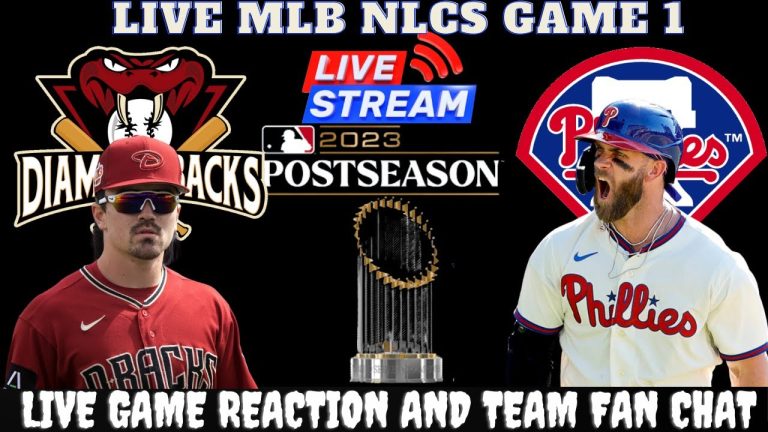 Arizona Diamondbacks vs Philadelphia Phillies - 🔴 MLB LIVE 2023 NLCS ~GAME 1 WATCH PARTY & FAN CHAT