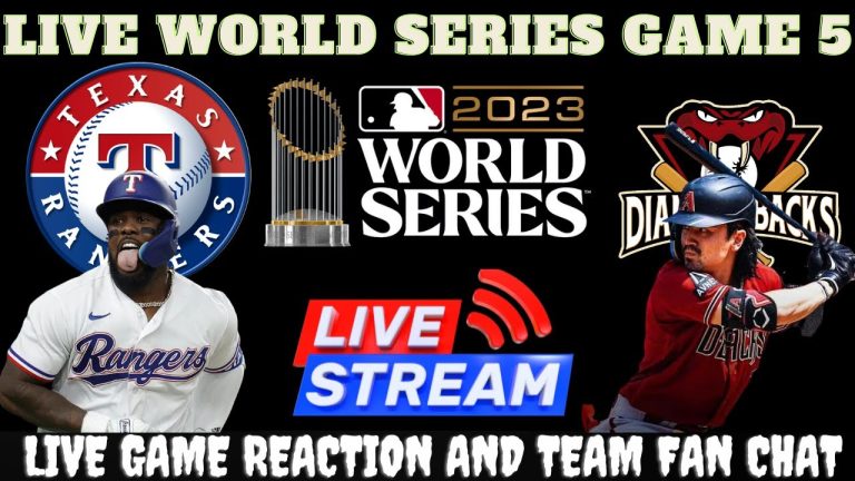 Arizona Diamondbacks vs Texas Rangers - 🔴 LIVE 2023 MLB World Series Game 5 Watch
