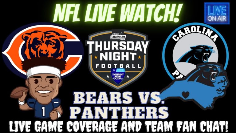 Carolina Panthers vs Chicago Bears || Panthers vs Bears || Bears vs Panthers: Live NFL Fan Stream