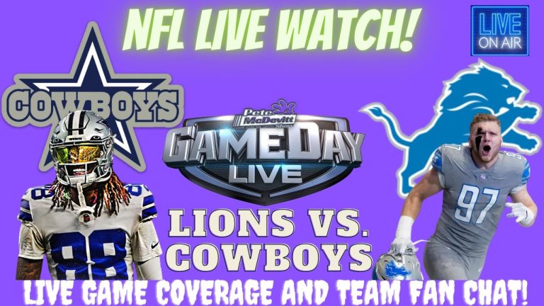 Dallas Cowboys vs Detroit Lions || Cowboys vs Lions: Live NFL Stream Chat