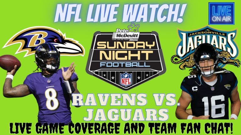 Baltimore Ravens vs Jacksonville Jaguars || Ravens vs Jaguars: Live NFL Stream & Fan Chat