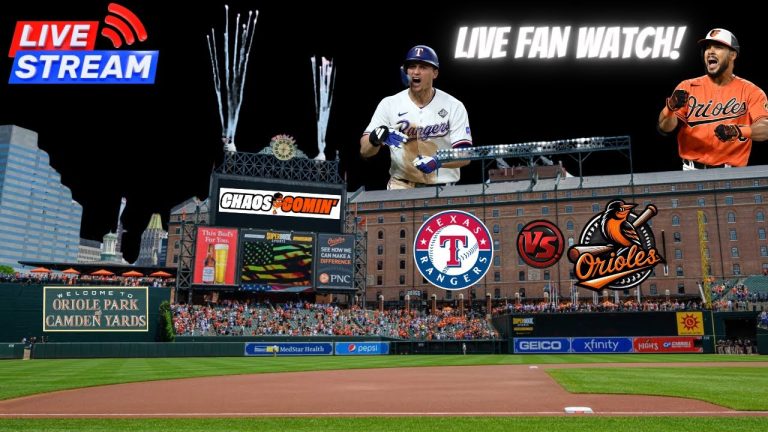 Baltimore Orioles vs Texas Rangers - 🔴 MLB LIVE WATCH PARTY & FAN CHAT
