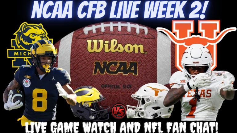 Texas Longhorns vs Michigan Wolverines Live NCAA FOOTBALL