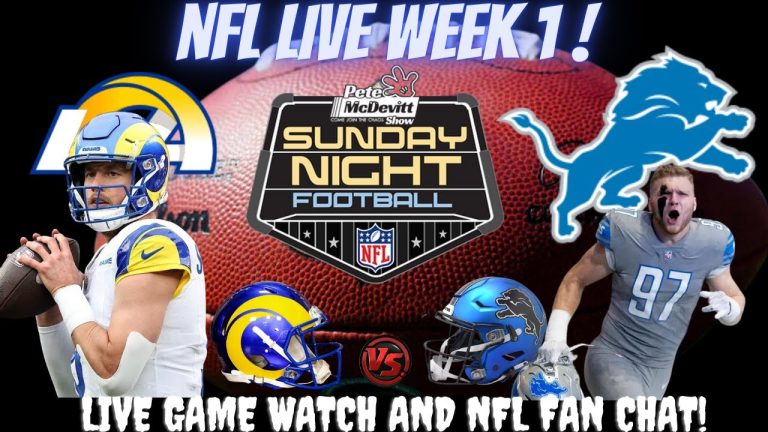 Detroit Lions vs Los Angeles Rams 🔴🏈 LIVE NFL Watch & FAN CHAT