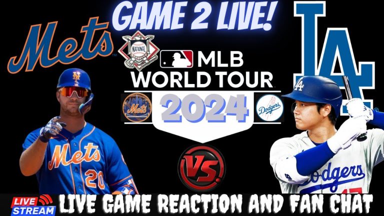 Dodgers vs Mets ⚾ LIVE 2024 MLB CHAMPIONSHIP GAME 2 ⚾ Live Play Reaction Dodgers vs Mets